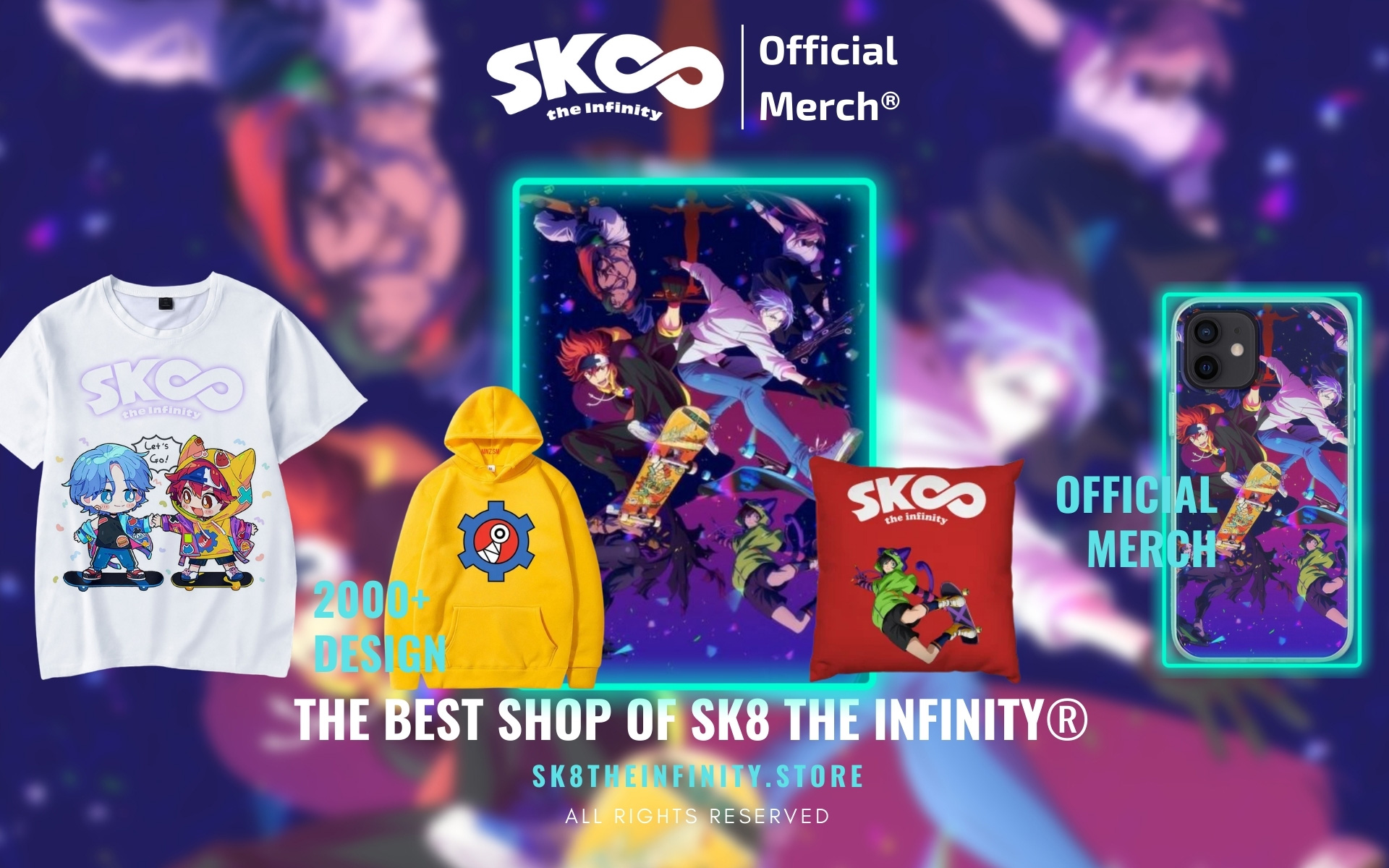 SK8 The Infinity Merch Web Banner - SK8 The Infinity Merch