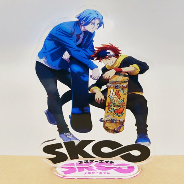 Anime SK8 the Infinity Kyan Reki Hasegawa Langa Acrylic Stand Figure