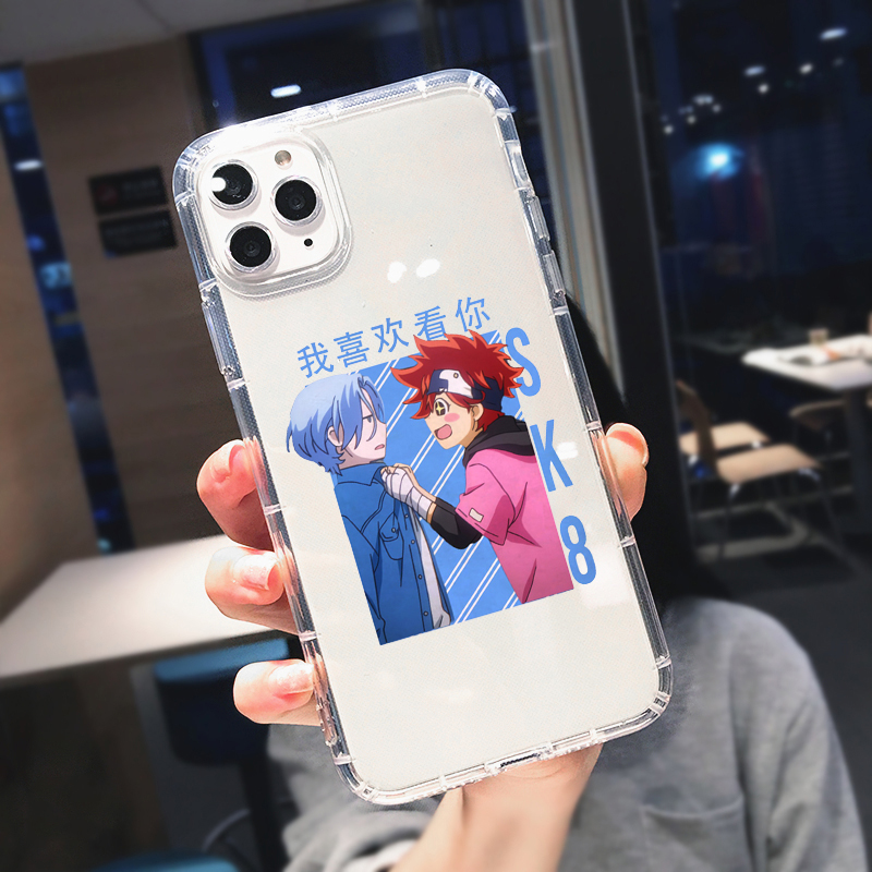 Cute Anime Sk8 The Infinity Anime Transparent Phone Case