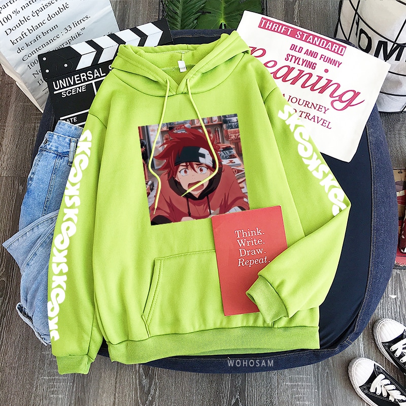 SK8 The Infinity Hoodies - Reki Printed Hoodies Harajuku Funny