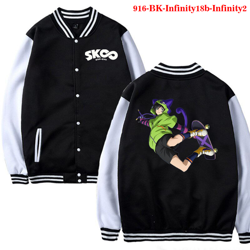 SK8 The Infinity Jackets - SK8 The Infinity Anime Baseball Jacket Streetwear Style