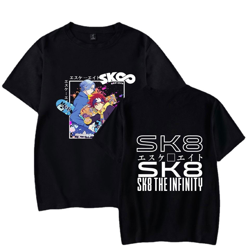 2021 Summer T shirt Women Men Short Sleeve Tee Tops SK8 the infinity T Shirt Ropa - SK8 The Infinity Store