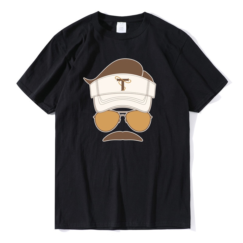 Funny Soccer Coach Ted Lasso Black T Shirt Men Clothing Summer 2022 Cotton Short Sleeve Tee - SK8 The Infinity Merch